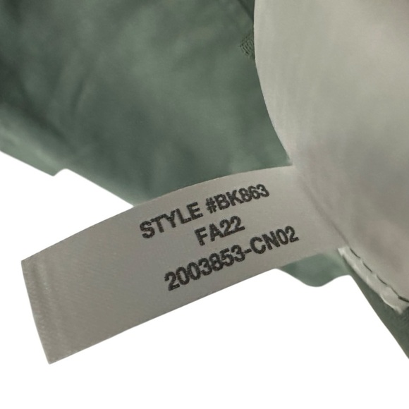 J Crew Womens Long Sleeve Zip Front Chino Dress Sz 16 Green Collard BK863 NWT - Picture 6 of 10